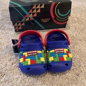 Toddler sketchers brick kicks foamier shoes